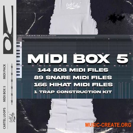 Cartel Loops MIDI Box Vol.5 (MIDI WAV)