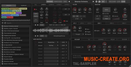 Togu Audio Line TAL-Sampler v4.5.4 WIN MAC LIN (Team R2R)