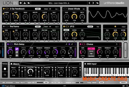 Unfiltered Audio LION v1.0 (Team R2R) - синтезатор