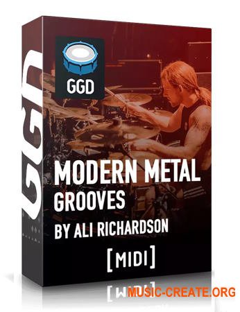 GetGood Drums Modern Metal by Ali Richardson (Midi Pack)