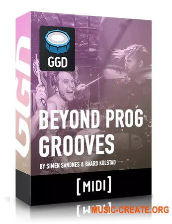 GetGood Drums Beyond Prog Grooves by Simen Sandnes & Baard Kolstad (Midi Pack)