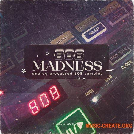 Julez Jadon 808 Madness Analog processed 808 samples (WAV)
