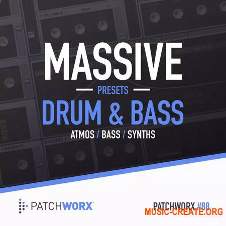 Loopmasters Patchworx 88 PHAS3LINE Drum and Bass Massive Presets (WAV MiDi NMSV)