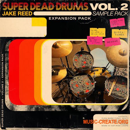 Jake Reed Super Dead Drums Vol 2 (WAV)