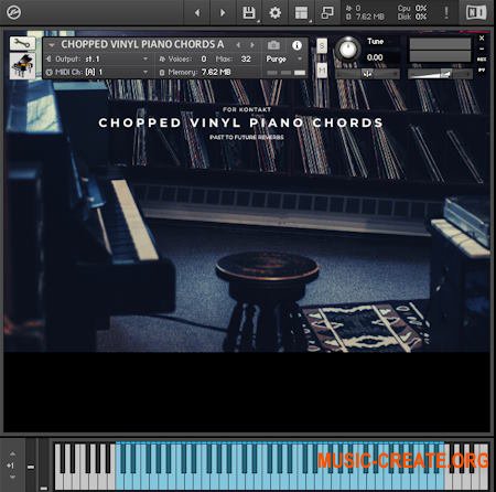 PastToFutureReverbs 135 Chopped Vinyl Piano Chords (WAV KONTAKT)