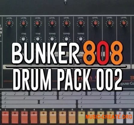 Bunker 8 Digital Labs Bunker 808 Drum Pack 002 (WAV)