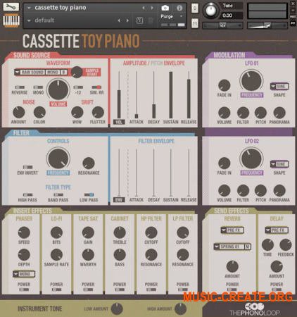 ThePhonoLoop Cassette Toy Piano (KONTAKT)