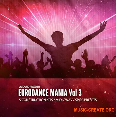 Jk Sound Eurodance Mania Vol.3 (WAV MIDI Spire Presets)