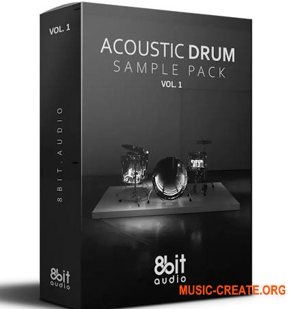 8bit Audio Acoustic Drum Sample Pack Vol. 1 (WAV)