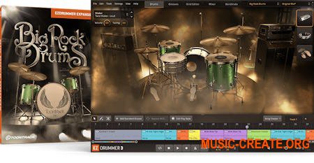 Toontrack Big Rock Drums EZX v1.0.2 (EZX Sound Expansion)