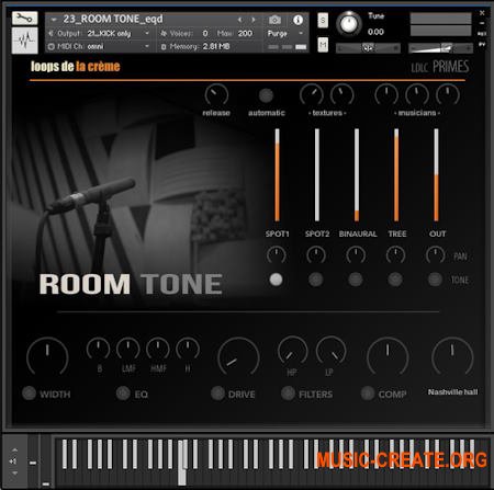 Loops De La Creme Primes Room Tone (KONTAKT)