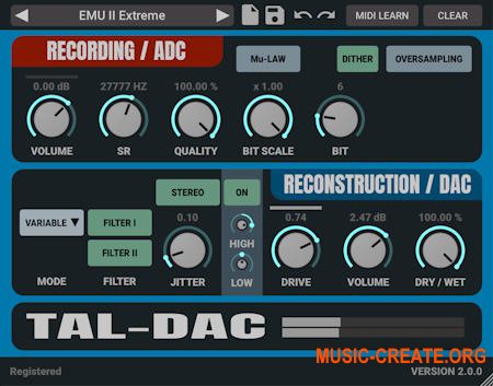 Togu Audio Line TAL-Dac v1.0.2 WiN-OSX (Team R2R)