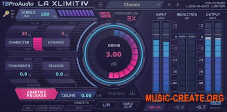 TBProAudio LA xLimit 3 v3.0.1 (Team R2R) - плагин лимитер