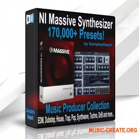 Composer Loops Samples Depot 170.000 Native Instruments Massive Presets Bundle (Massive presets)