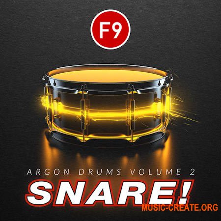 F9 Audio Snare! Argon Drums Vol 2 (Logic Pro X EXS24 Ableton Bitwig Kontakt MPC V2 Halion Sonic SE3)