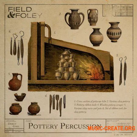 Field and Foley Pottery Percussion (WAV)