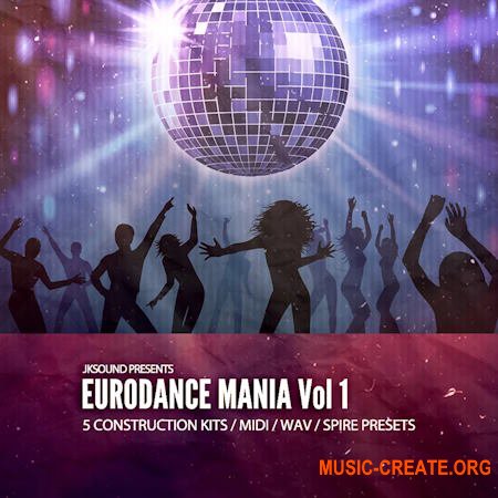 JKSound Eurodance Mania Vol.1 (WAV MIDI SPIRE)