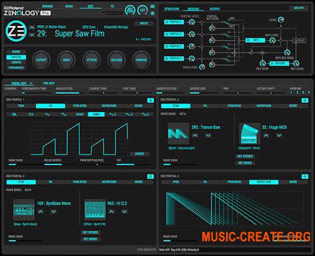 Roland ZENOLOGY Pro v1.52 CE (Team V.R) - синтезатор