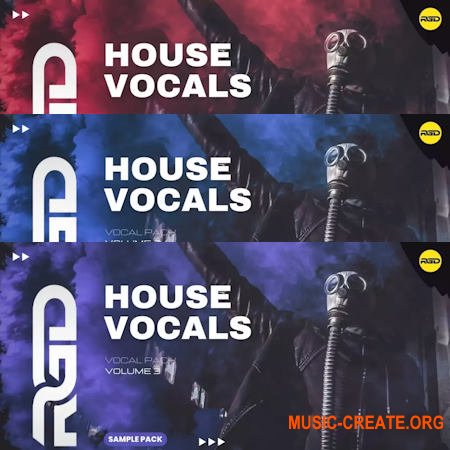 RAGGED Bass House and G-House Vocals Volume 1-3 (WAV)