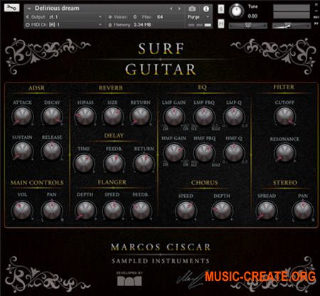 Marcos Ciscar Surf Guitar (KONTAKT)