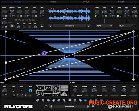 Glitchmachines Palindrome 1.4.0 WiN OSX - гранулированный сэмплер