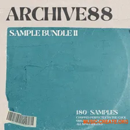 ARCHIVE88 Sample Bundle II (180+ Samples) (MP3)
