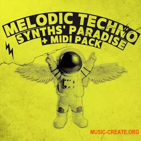 Innovation Sounds Melodic Techno Synths Paradise MIDI Pack (WAV, MIDI)