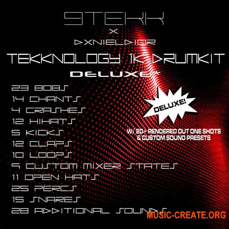 9tekk Tekknology 1k Drumkit DELUXE w/ dxnieldior