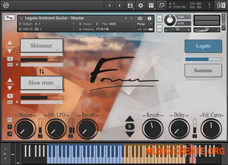 David Forner El Dorado Legato Ambient Guitar (KONTAKT)