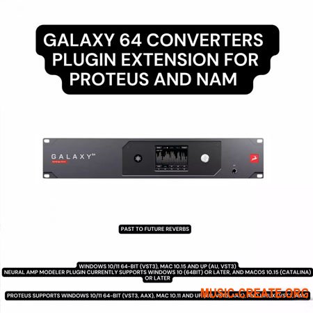PastToFutureReverbs Galaxy 64 ADDA Converters Plugin Extension