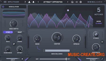 Minimal Audio Ripple Phaser v1.0.0 (TCD)