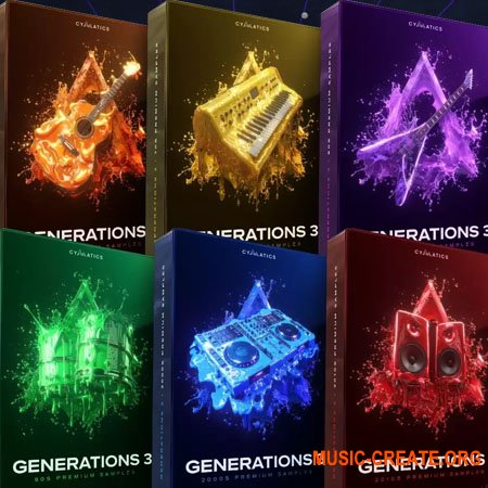 Cymatics GENERATIONS 3 (WAV, MIDI)