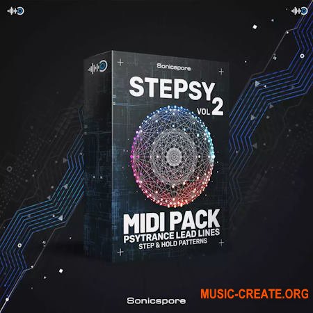 Sonicspore STEPSY Vol.2 Psytrance Lead Lines (MiDi Vital Presets)
