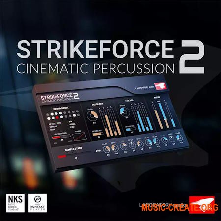 Laboratory Audio STRIKEFORCE (KONTAKT) - библиотека кинематографических перкуссий