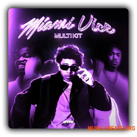 Hypn Vault Miami Vice Florida Multi Kit (WAV MiDi)