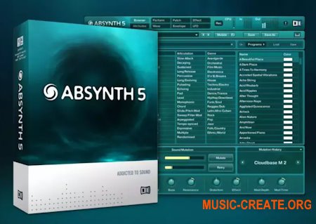 Native Instruments Absynth 5 STANDALONE VST VSTi RTAS v5.1.0 (x86/x64  ASSiGN) - синтезатор