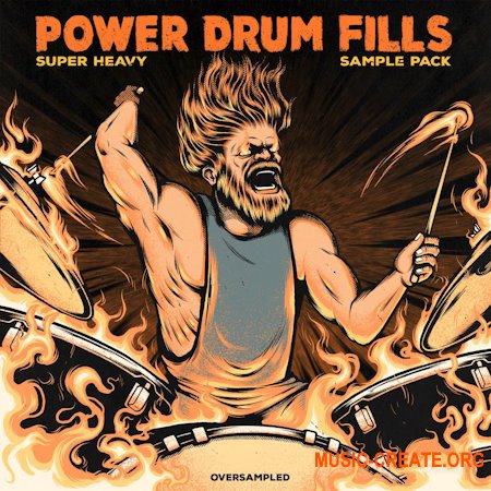 Oversampled Super Heavy Power Drum Fills (WAV)