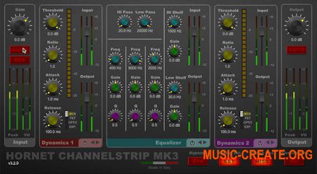 HoRNet - ChannelStrip MkII v2.0.2 WiN (TEAM R2R) - плагин Channel Strip