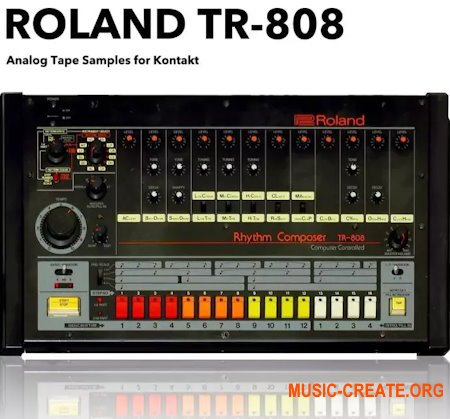 PastToFutureReverbs Roland TR-808 Tape Samples for KONTAKT! (KONTAKT WAV)
