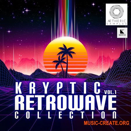 Aetheric Samples Kryptic Retrowave Collection Vol 1 (WAV MiDi)