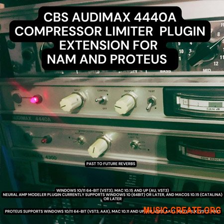 PastToFutureReverbs CBS Thomson Audimax 4440a Analog Compressor Limiter