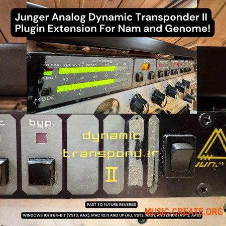 PastToFutureReverbs Junger Analog Dynamic Transponder Plugin Extension