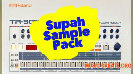 Supah Dupah Roland TR-909 round-robin Sample-Pack