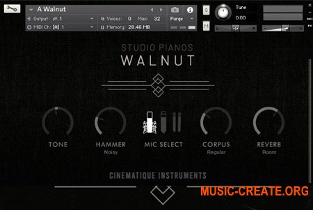 Cinematique Instruments Studio Pianos