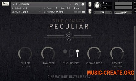 Cinematique Instruments Studio Pianos