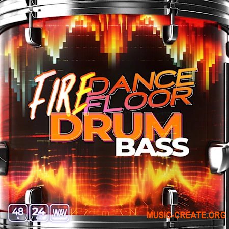 Epic Stock Media Fire Dancefloor Drum and Bass (WAV)