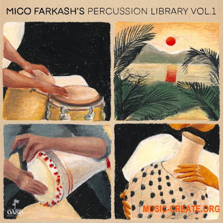 Oasis Music Library Mico Farkash Percussion Library Vol.1 (WAV)