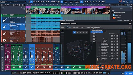 PreSonus Studio One Pro 7 v7.0.0 (Team R2R) - программа для создания музыки