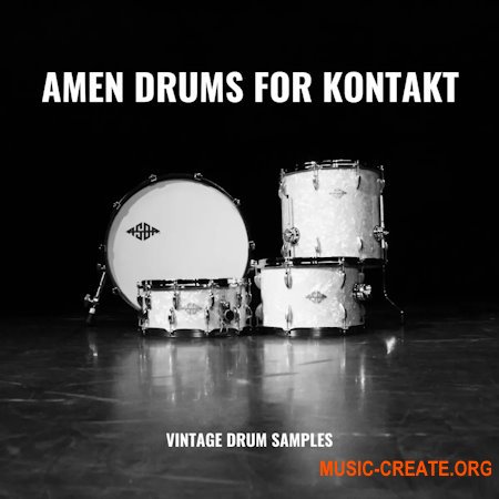 Vintage Drum Samples Amen Drums for KONTAKT! (KONTAKT WAV MiDi)