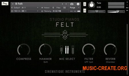 Cinematique Instruments Studio Pianos